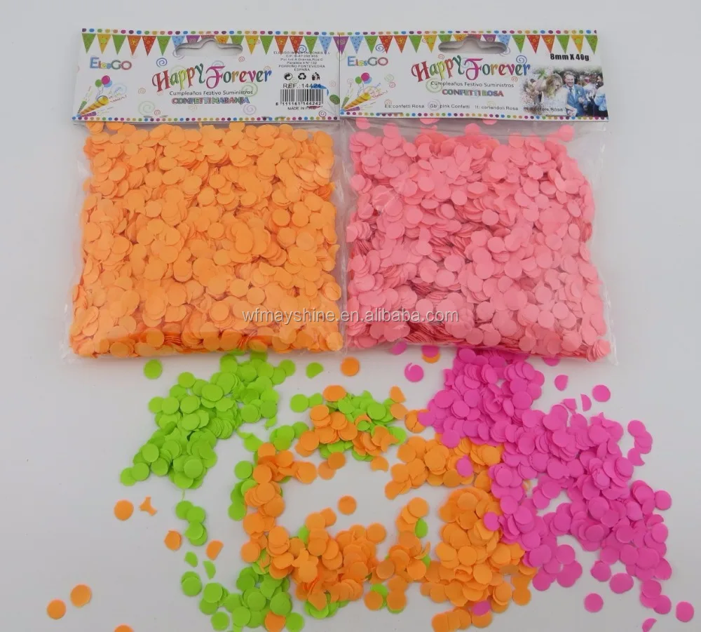 Wedding Favors 1cm Round Confetti for Poppers