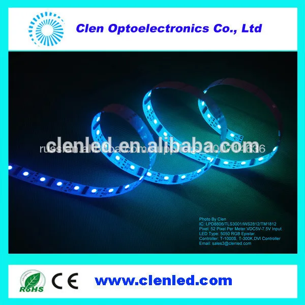 Sd карту контроллера адресно гибкие светодиодные ленты lpd8806 для украшения проект