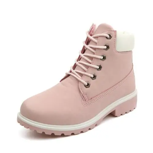 2018 Hot Fashion Keep Warm Woman Ankle Boots New Autumn Early Winter Shoes Women Flat Heel Boots