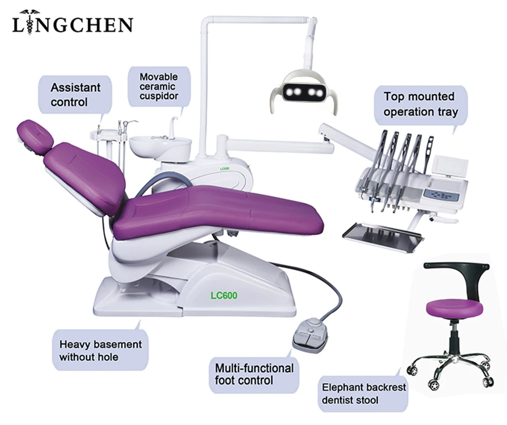 
Guangzhou lingchen best dental chair price, silla dental china 