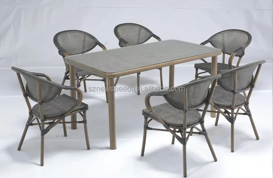 French Rattan outdoor Cafe Chair