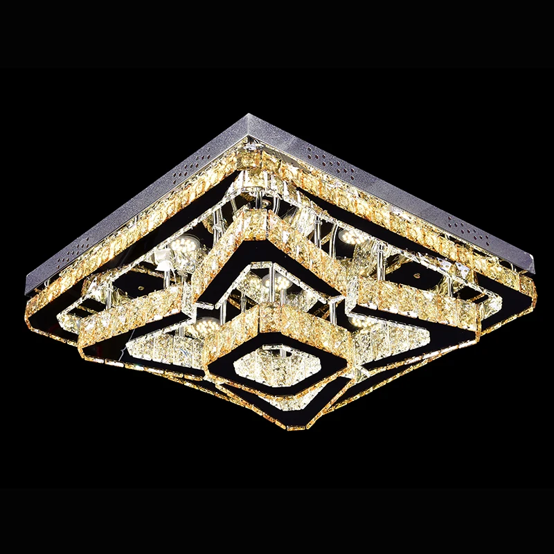 Hot sale at factory price LED stainless steel crystal ceiling light LED ceiling light LED home bedroom living room ceiling light