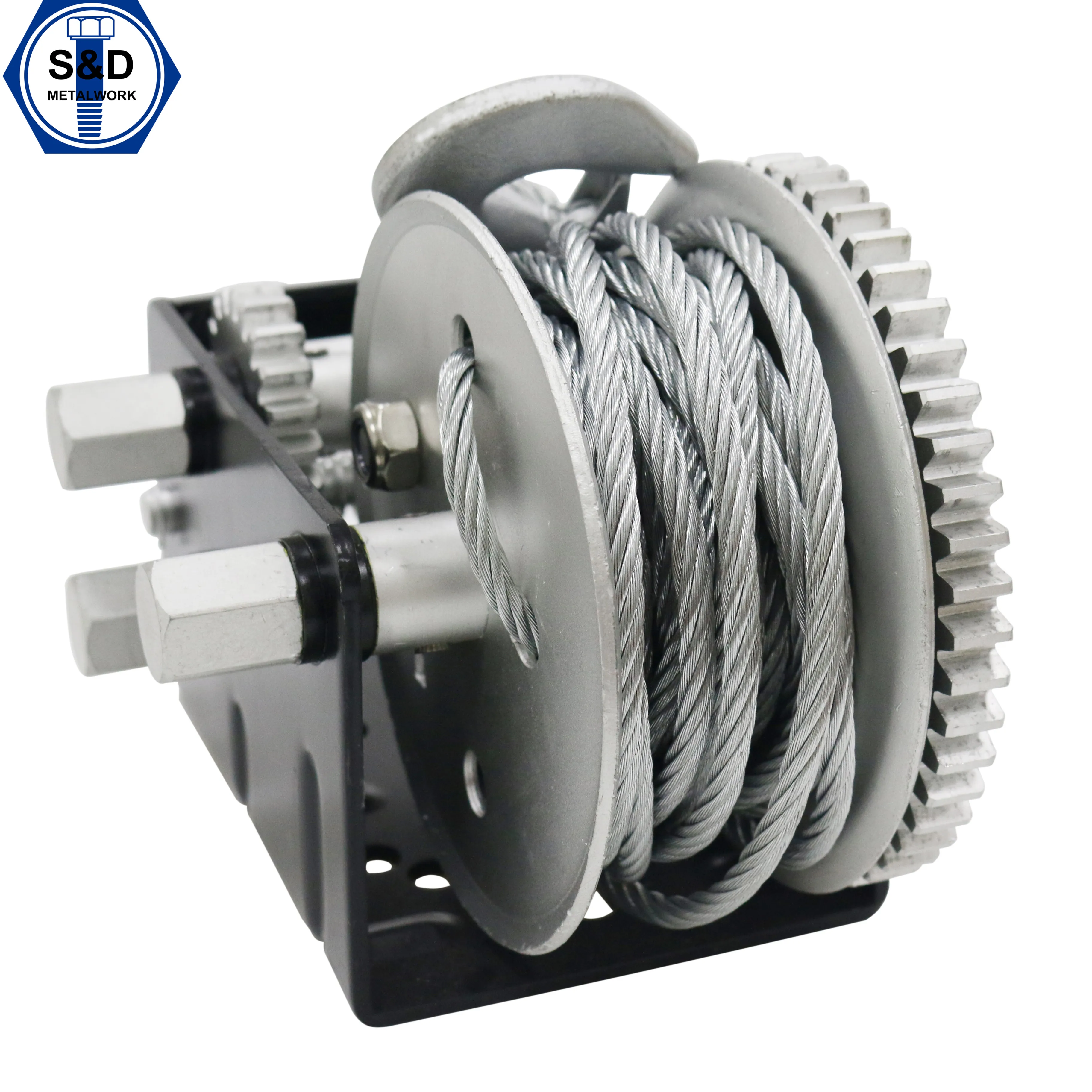 portable hand puller boat trailer mini rope boat winch manualof 1000kgs