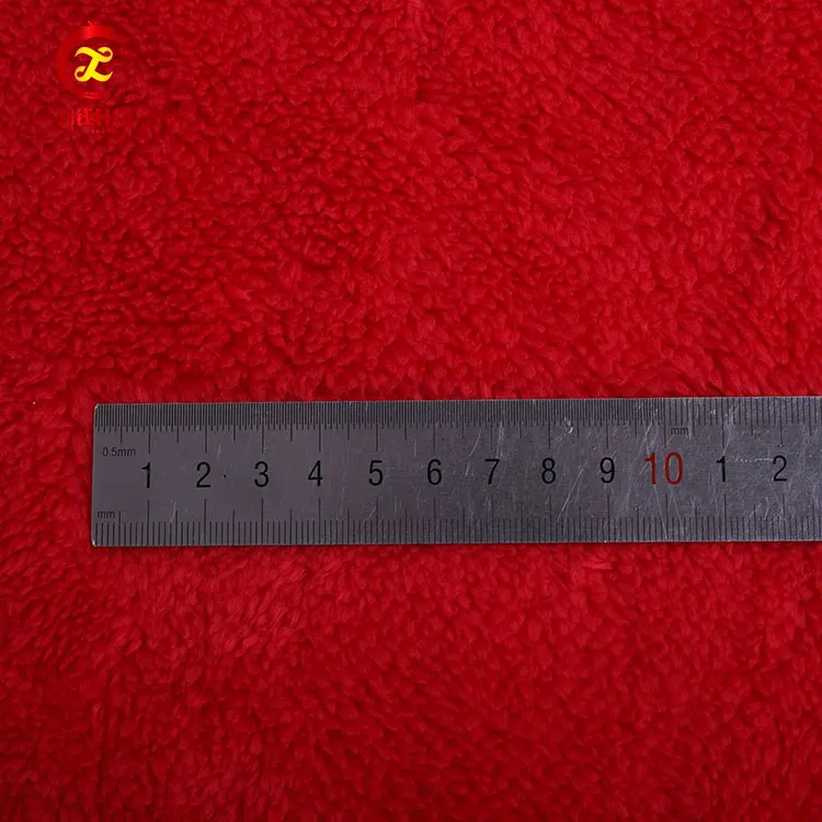 Wholesale china polyester fleece manufacture sherpa fabric for blanket
