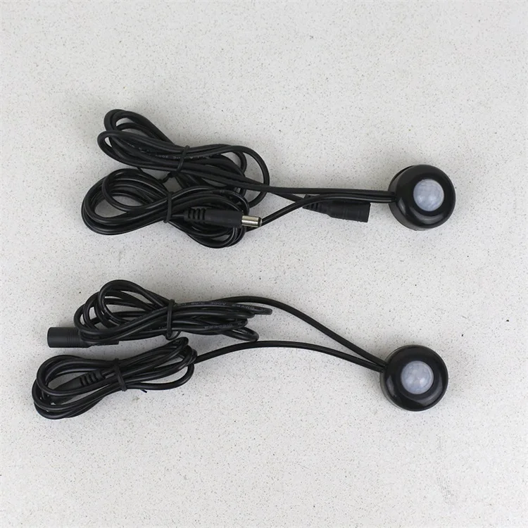 Романтический Ночной светильник с датчиком движения под кроватью двойные светодиодные ленты двумя датчиками умный SMD3528 теплый белый