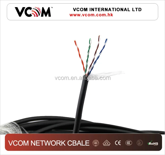 Горячий Продавать 305 м Высокая Скорость Fuke Тест Lan Кабель UTP cat5e сетевой кабель плетеный