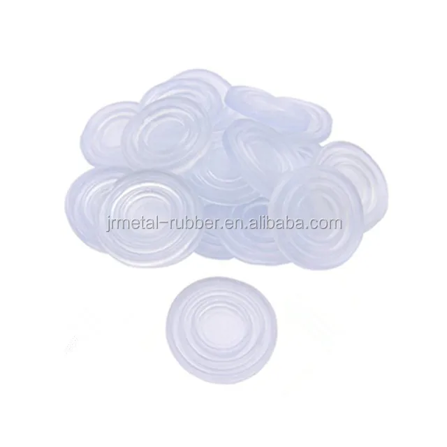 customized silicone spacer conductive clear silicone rubber bumper pads for glass table