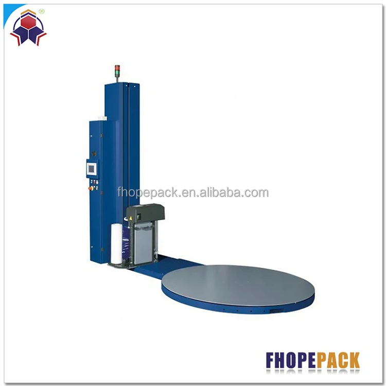 
automatic pallet stretch film wrapping machine and wrapper 