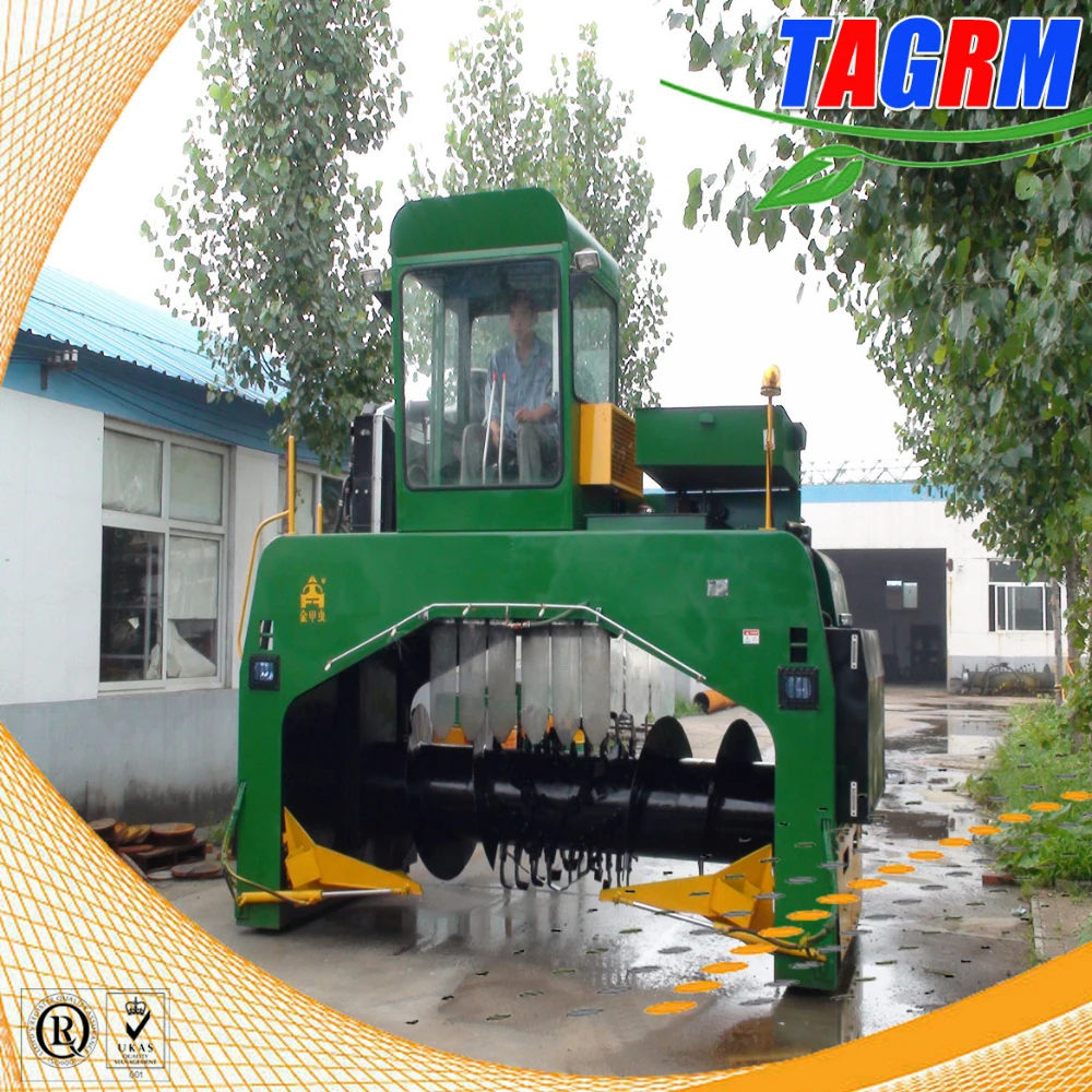 Органическое удобрение машина TAGRM низкая цена M3600 компост машина / компост токарь / компост валка токарем машина