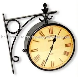 Station Clock Double Side Time Piece