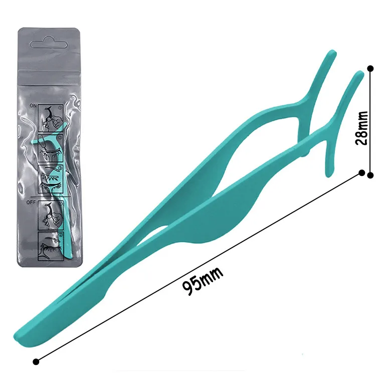 
Hot Stainless Steel Logo Lash Extension Pink Tool Private Label False Lashes Custom Lash Applicator 