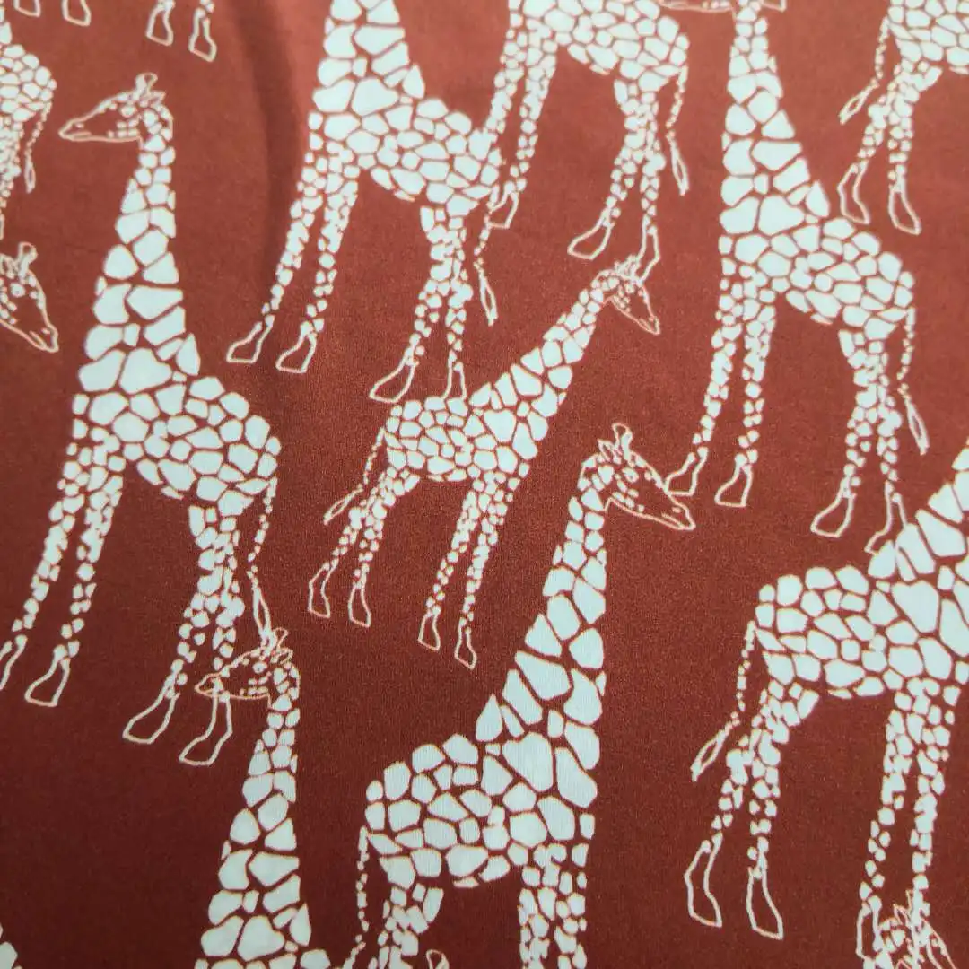 100% Pure Silk 16mm Digital Printing Satin with High Quality for Female