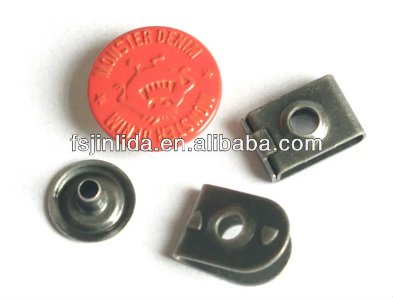 
hot sale 17mm painting denim metal garment hook and eye for trousers 