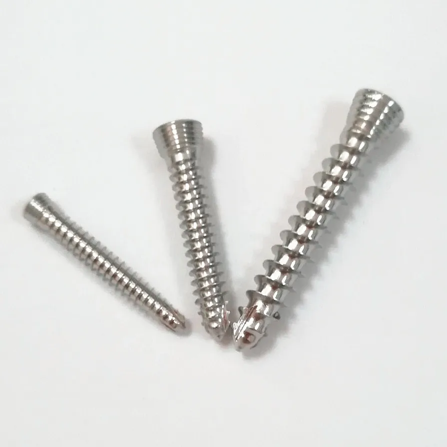 Titanium medical bone cortical screws price factory price