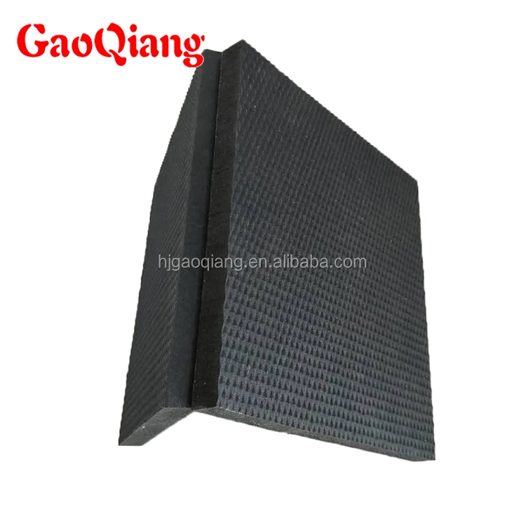 Electrical insulation high density rubber mat foam rubber sheet
