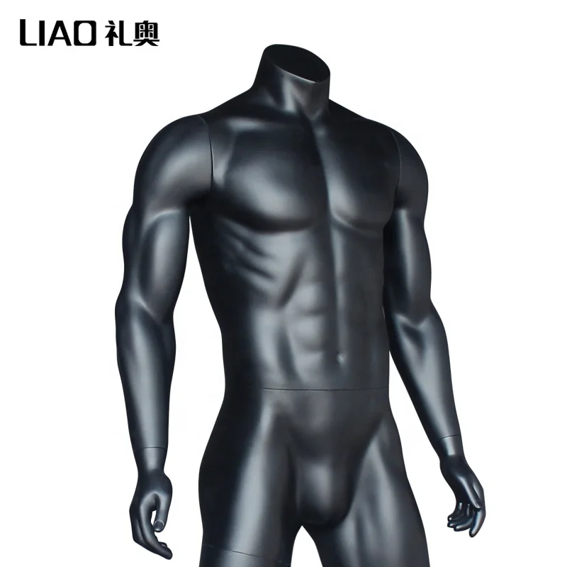 High Quality No face muscle male sport maniquies men  full body Model on sale