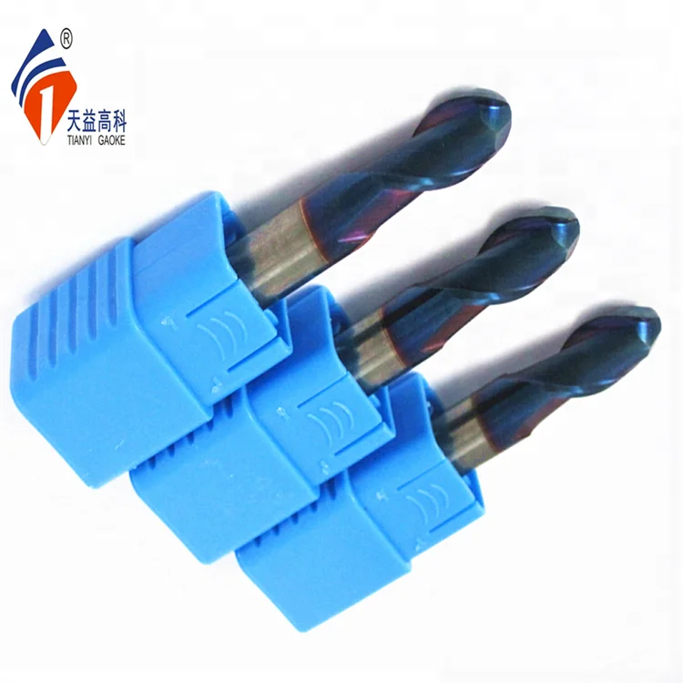 1,2,3,4,5,6 Flutes 100mm ball nose end mill CNC milling tools end mills endmill bits cutting metal tungsten carbide end mills