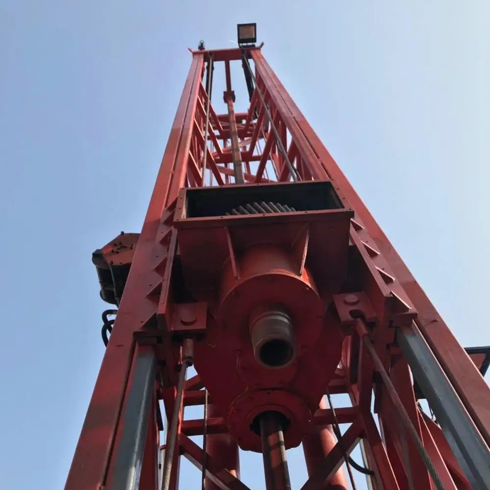 
800M Mechanical Top Drive Water Well Drilling Rig 