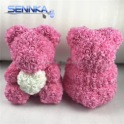 China Wholesale Artificial PE Rose Bear