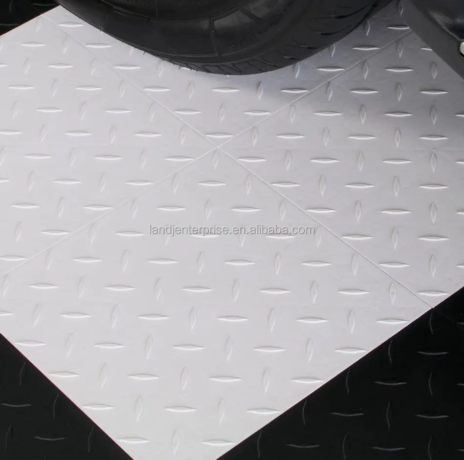 
Garage Floor Tiles Interlocking Mats White Diamond Best Basement Flooring 