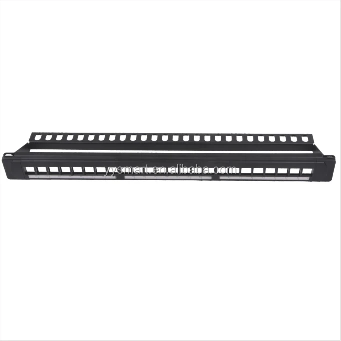  Cat6A 24 порта Модульная патч-панель RJ45 безинструментальный 19