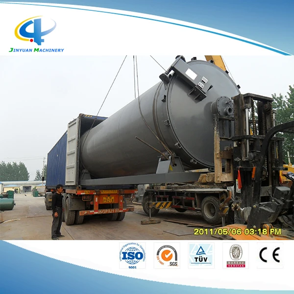 Высокое Качество Отходов Резины Пиролиза Растение с CE, SGS, ISO, BV, TUV