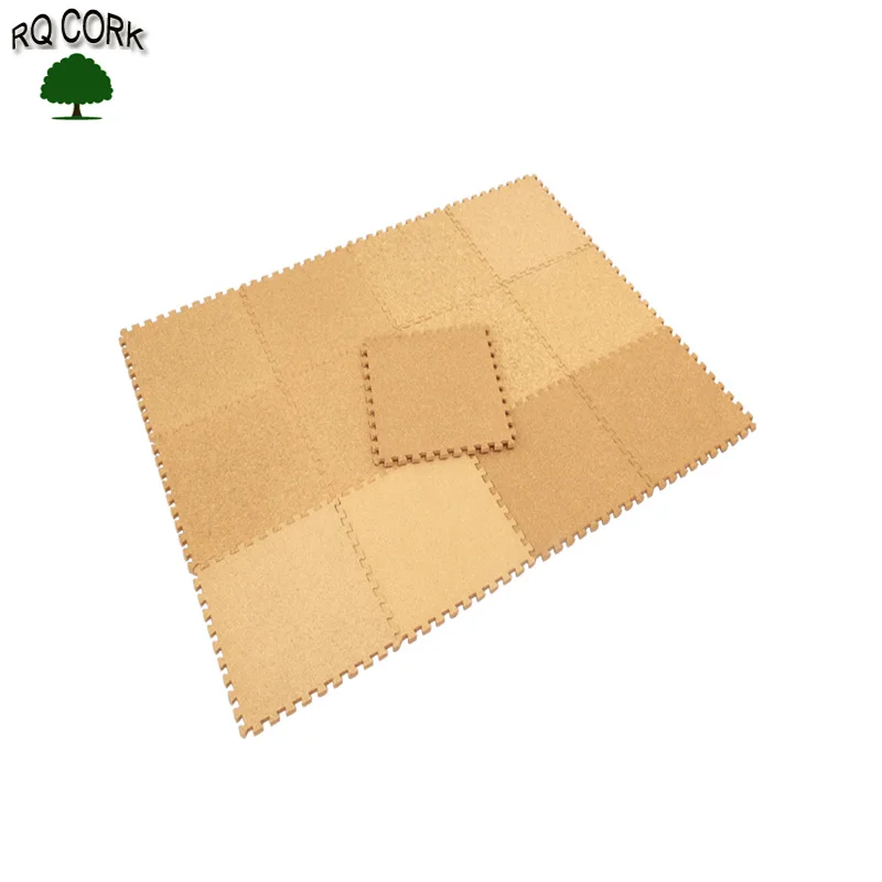 Ruiqin High Quality EVA Flooring Cork Floor Mat for Kid/Children/Adults