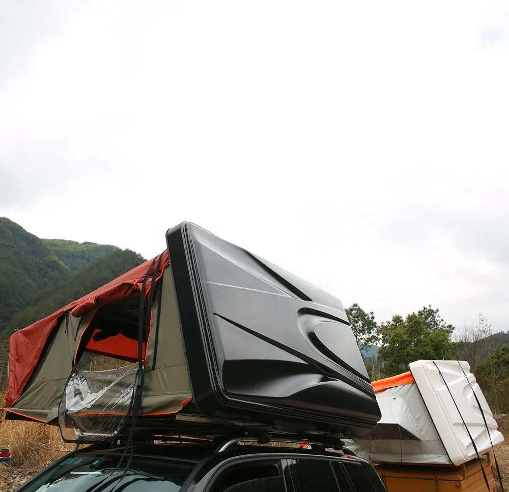 Newest Design HOT Selling Sun Camping Car Mounted  Trailer Outdoor Hard Shell Roof Top Tent
