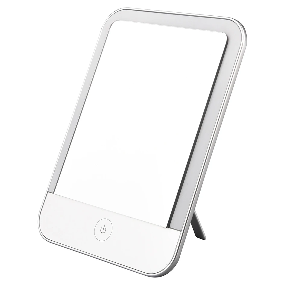
Wetop Rechargeable Makeup Mirror With Lights Adjustable Brightness LED Vanity Mirror Natural White Light Up Mirror 
