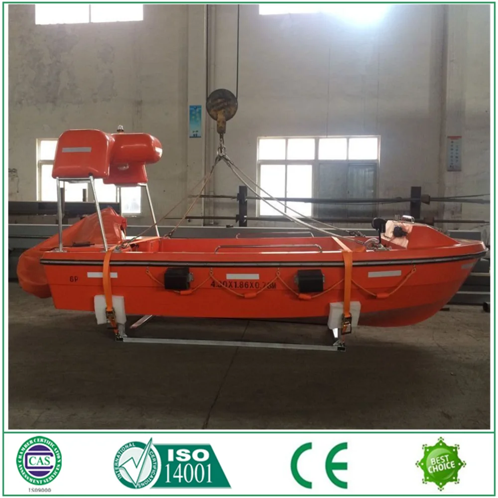 hot searchlight of lifeboat/ SOLAS manufacturer 5.0 mtr totally enclosed used lifeboat