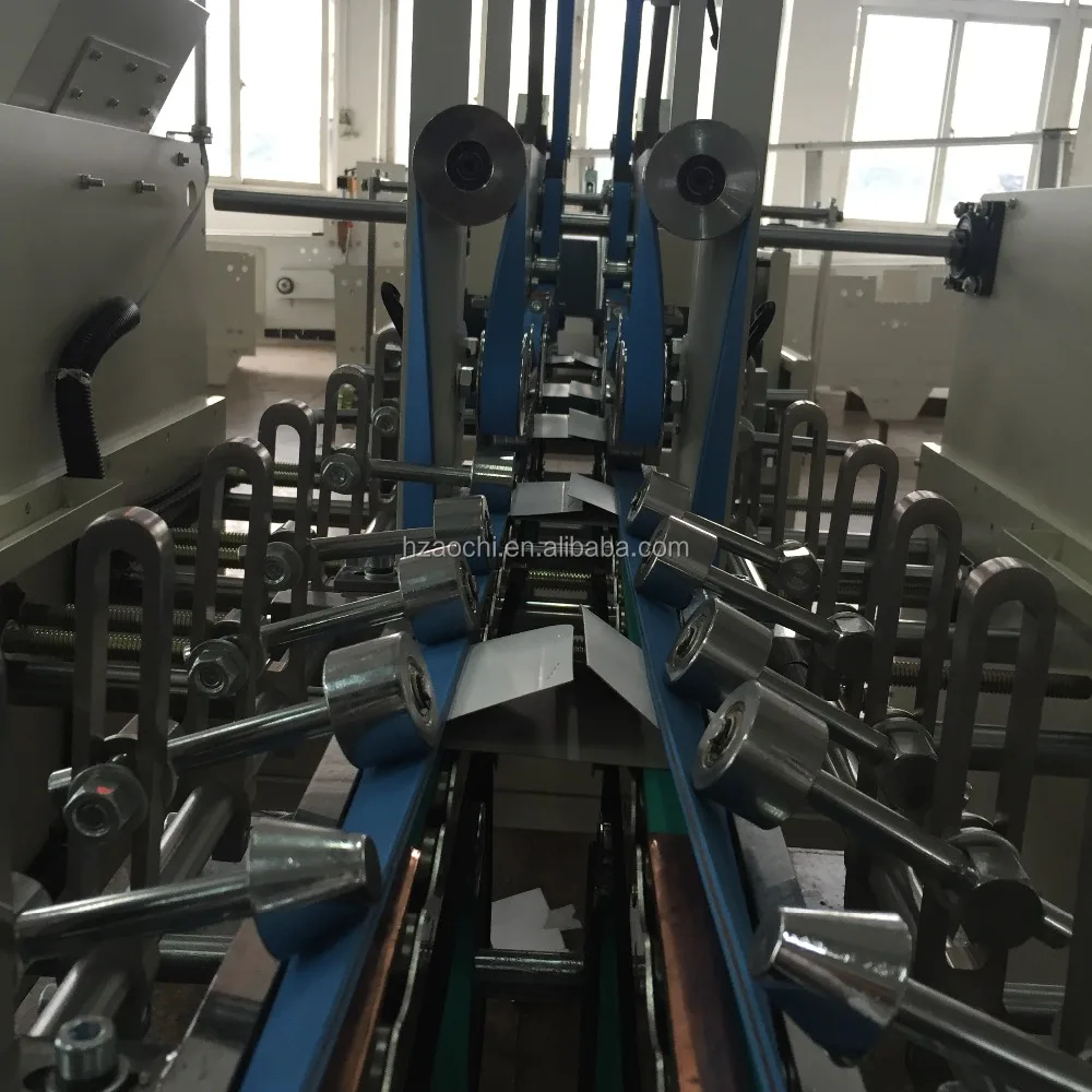 
GDHH pre-folding and bottom lock box three point automatic folder gluer machine 