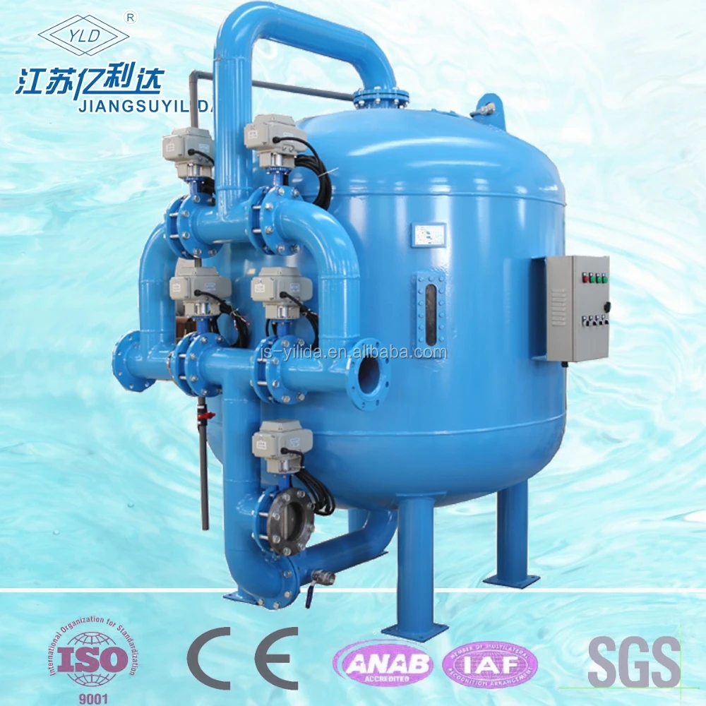 Automatic shallow sand filter for Cooling towers recirculation water