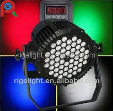 stage light RGBW  54 led  3w waterproof led par can spot stage light