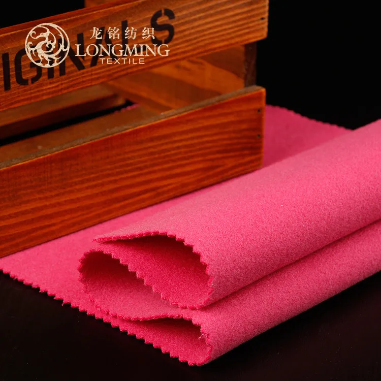 Shaoxing textile China sale 100% polyester fiber tricot brush yarn dyed blend winter velour fabric