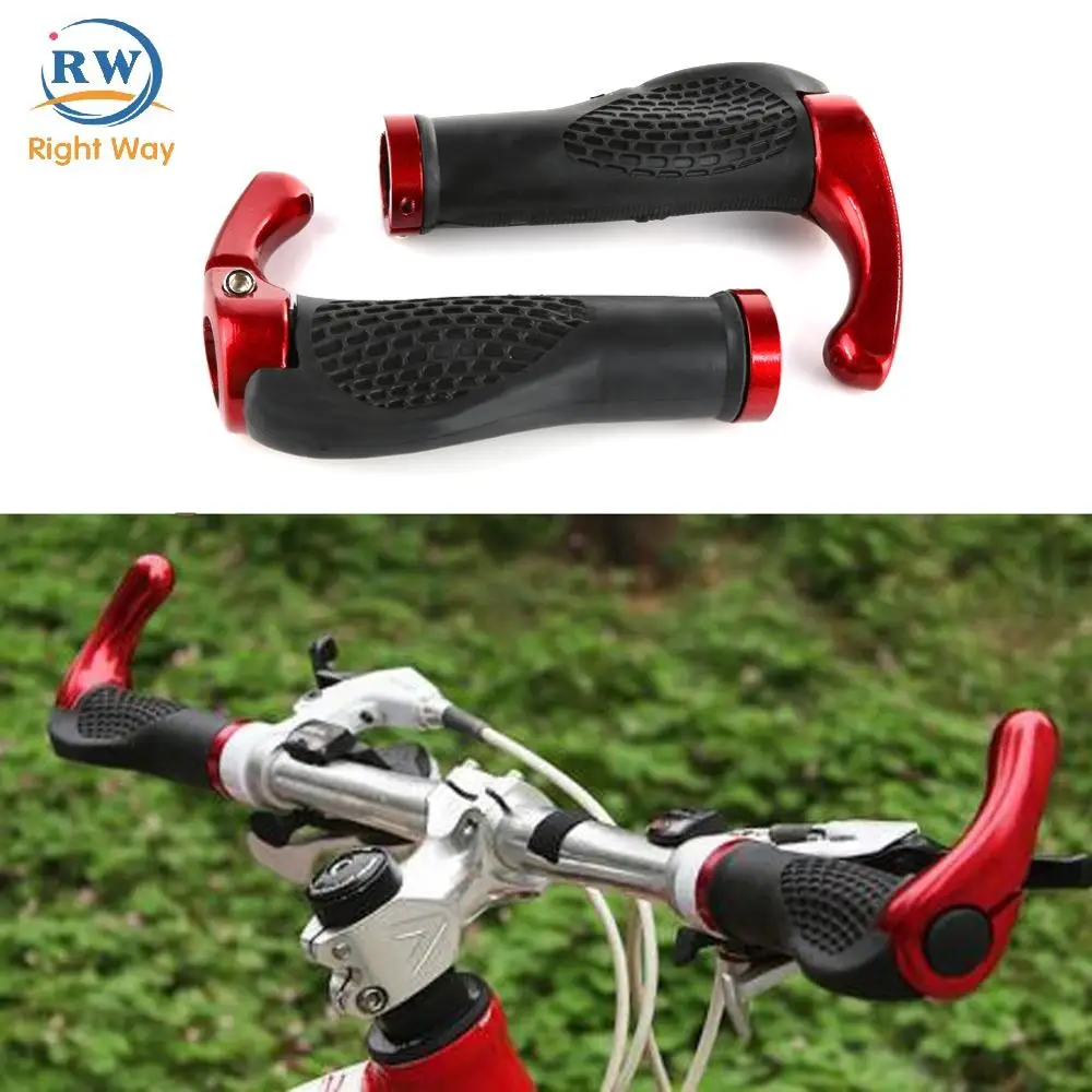 Wholesale Economic Mountain Bike Cycling Double Lock-on Handlebar Grips