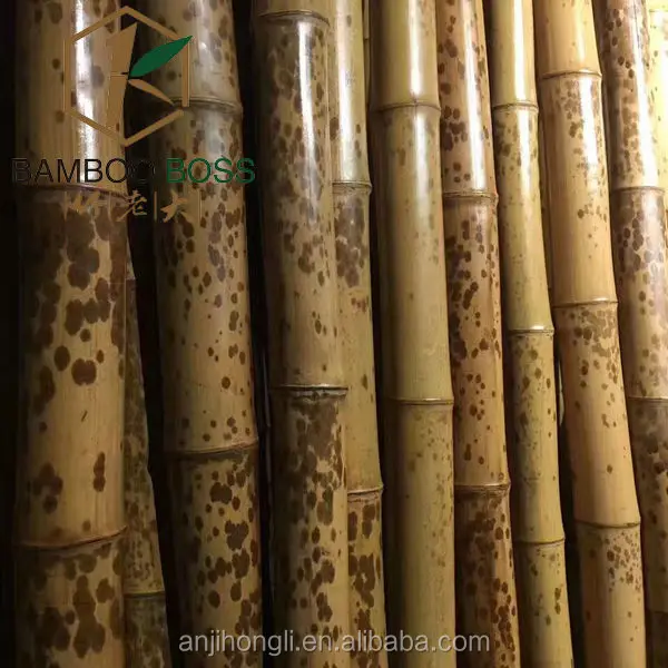 Decorative Building Large Dry Moso Natural Black Bamboo Cane