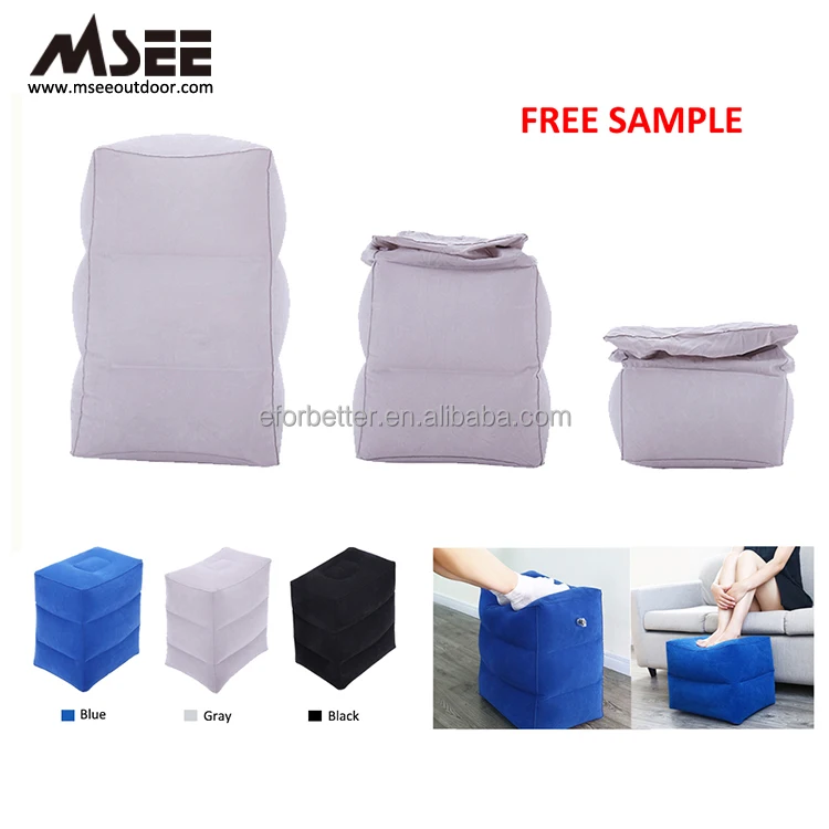 Folding Footrest Inflatable Foot Rest Leg Pillow