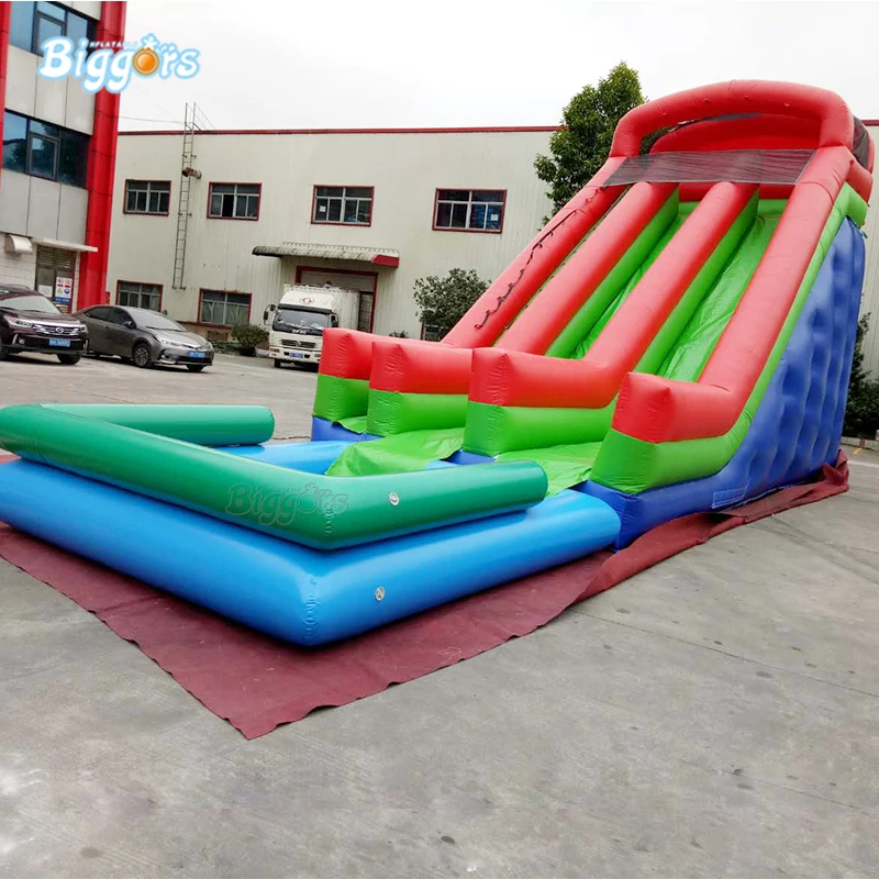 Cheap Inflatable Water Park Slides Pool Juegos Inflables Tobogan For Sale