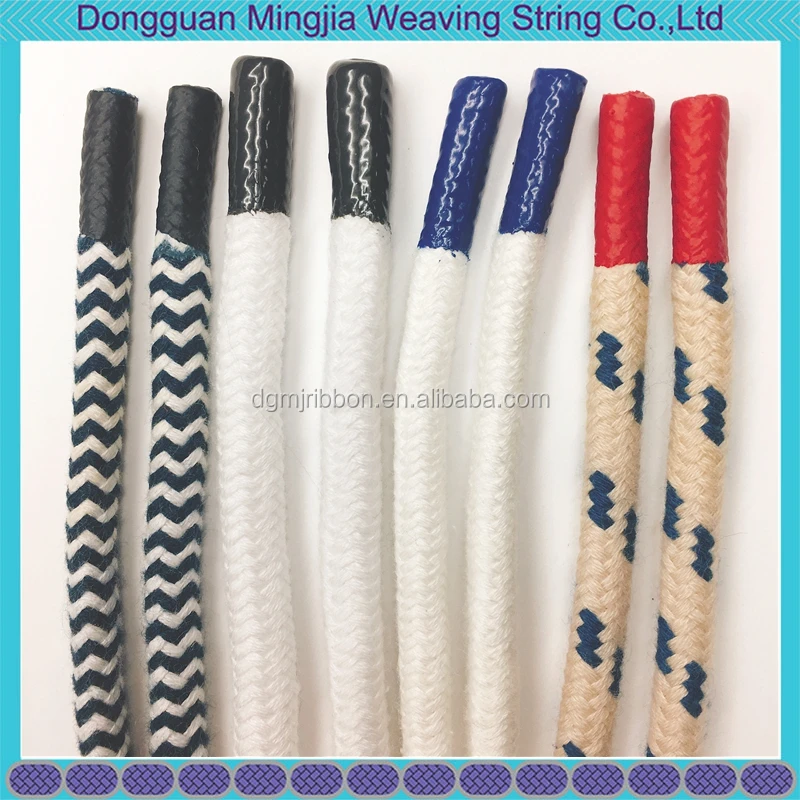 quality cheap 10mm thick cotton cord 3 Strands Twisted 100% cotton rope