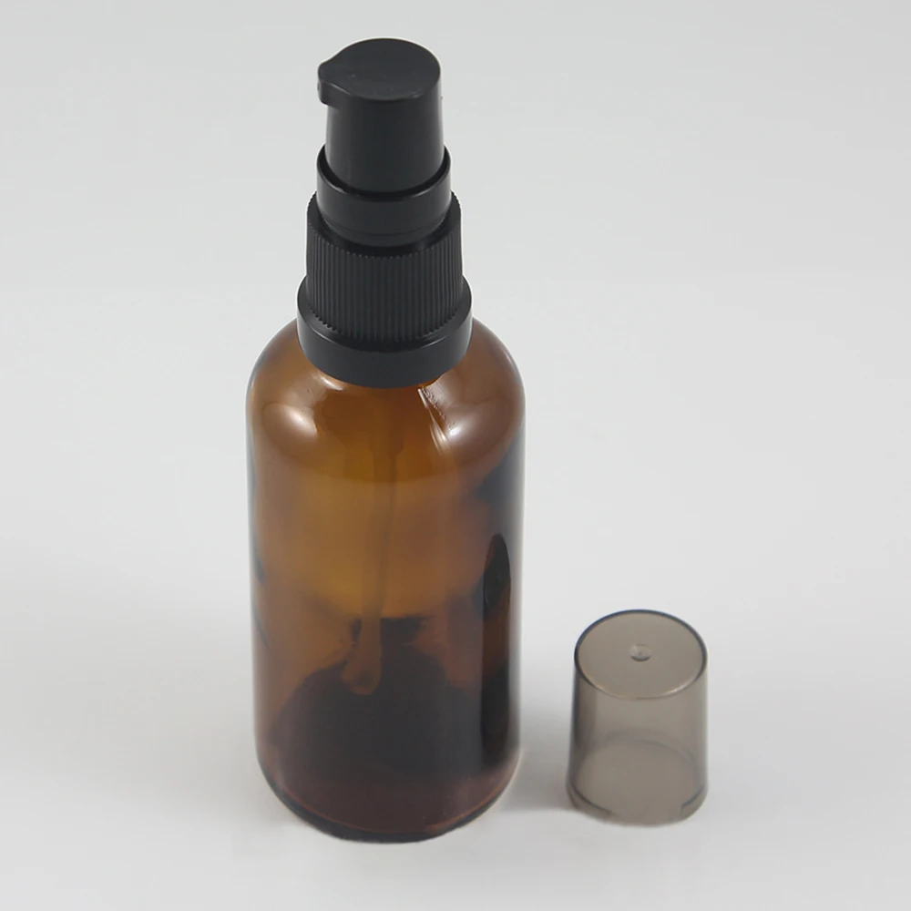  Флакон с насосом для лосьона тела LG20 янтарный 5 мл 10 15 20 30 50 100