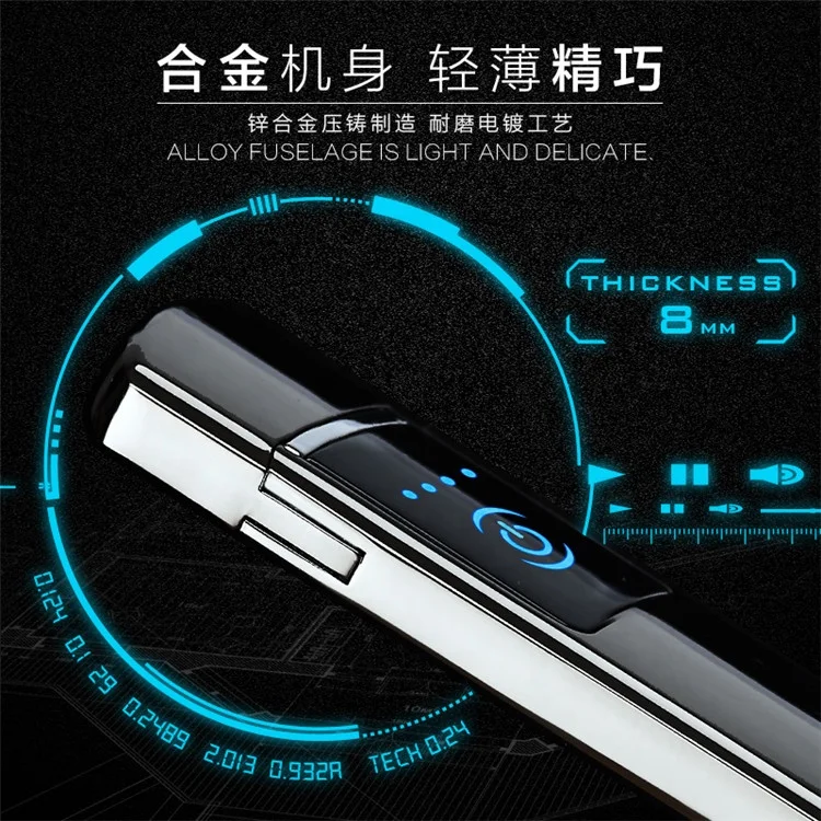 Beautiful double arc pulse usb electronic lighter,eco-friendly arc lighter,electronic lighter