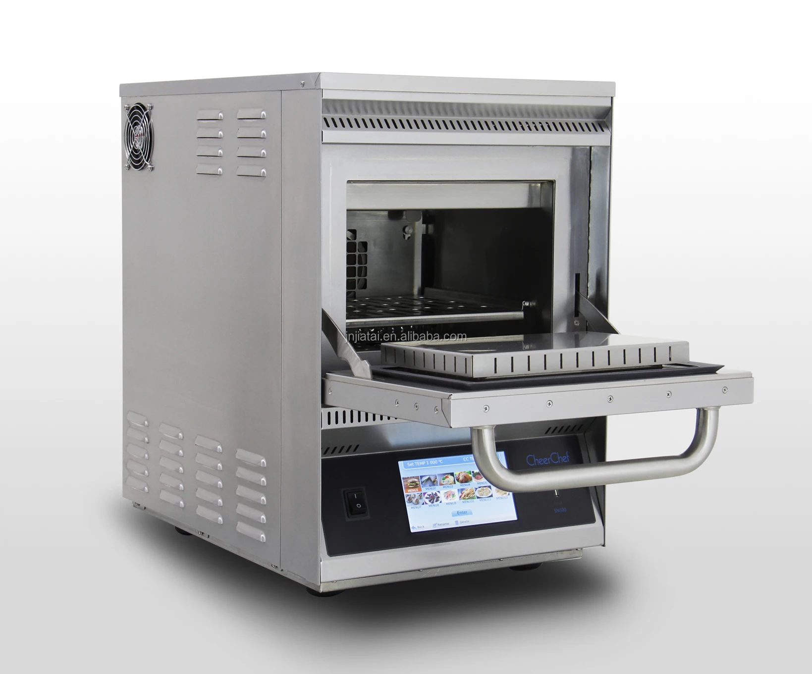 16 times faster, high-speed convection microwave oven with mircrowave, impingement, convection, catalyst converter