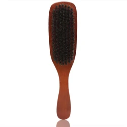 Wood Paddle Mens Beard Brush Best Boar Brislte Brush For Beard Grooming Care
