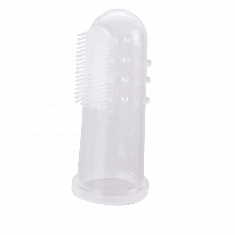 
2019 NEW Baby Soft Safe Silicone Baby Toothbrush for Kids Teeth Massage, pink 