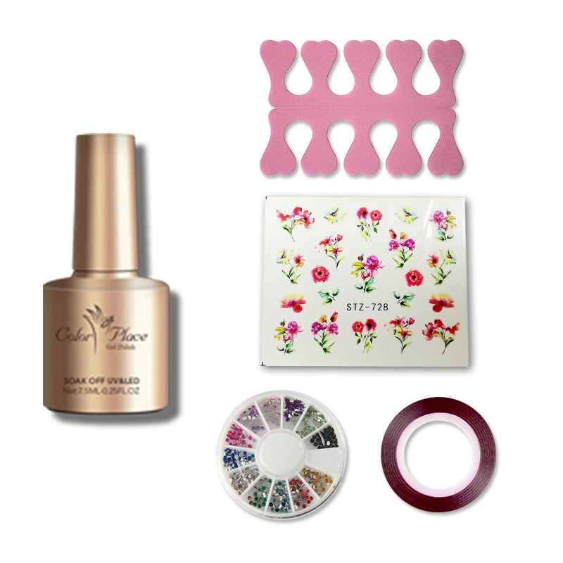 Nail Art Set Tools 54W UV LED Nail Lamp Gel Polish kit set