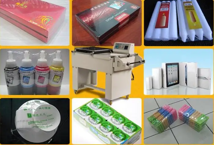 Semi automatic shrink machine packaging for food