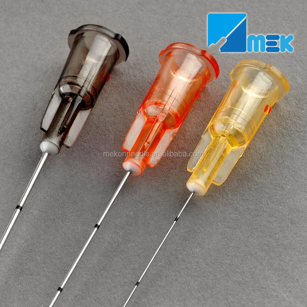 Blunt tip micro cannula for filler injection 18G-30G