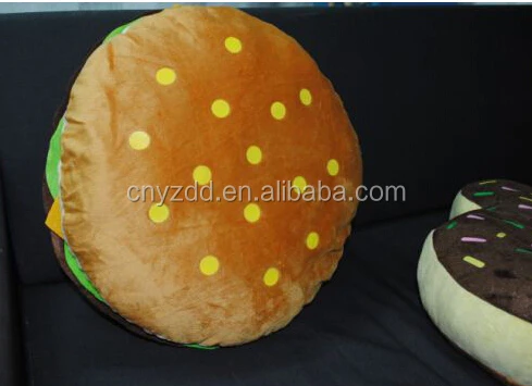 Hamburger Plush Toy,Plush Hamburger Cushion,Plush Stuffed Hamburger Toy