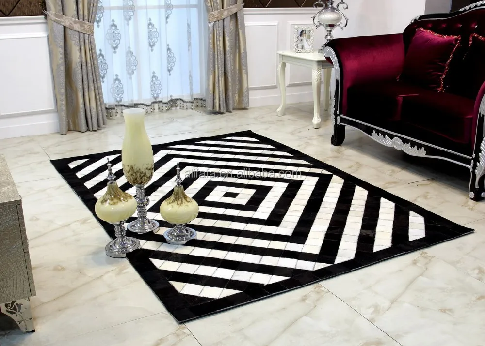 Китай поставщик для коровьей шкуры домашний декор ковер, лоскутный коврик из воловьей кожи