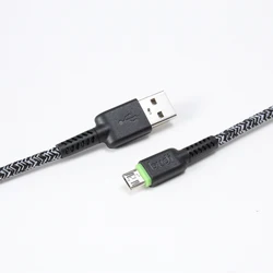 Hot Selling V8 Micro Usb Data Cable charging cable for mobile phones from budi factory odm oem